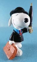 Snoopy - Comic Spain PVC Figure - Snoopy with Umbrella and Bowler Hat