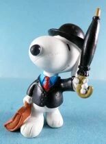 Snoopy - Comic Spain PVC Figure - Snoopy with Umbrella and Bowler Hat