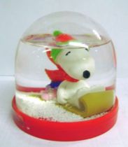 Snoopy - Comic Spain Snow Dome - Snoopy on sleigh