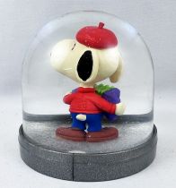 Snoopy - Comicq Spain Snow Dome - Snoopy plays accordion