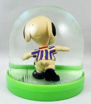 Snoopy - Comics Spain Snow Dome - Snoopy Soccer Player (White & Mallow T-shirt)