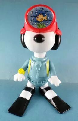 Snoopy - Figurine Articul�e 18 cm Premium McDonald - Snoopy Plongeur