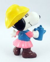 Snoopy - Figurine PVC Schleich - Belle Cowgirl avec Cafetière