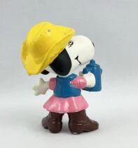 Snoopy - Figurine PVC Schleich - Belle Cowgirl avec Cafeti&egrave;re