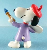 Snoopy - Figurine PVC Schleich - Snoopy Artiste Peintre