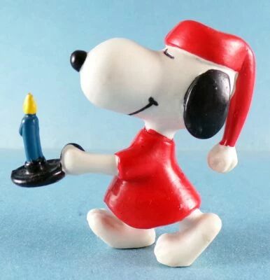 Snoopy - Figurine PVC Schleich - Snoopy avec Chandelle