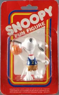 Snoopy - Figurine PVC Schleich - Snoopy Basketteur Neuf sous Blister