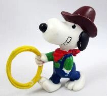 Snoopy - Figurine PVC Schleich - Snoopy Cowboy avec Lasso