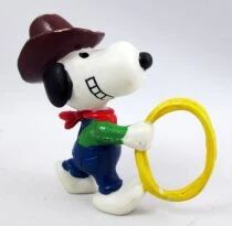 Snoopy - Figurine PVC Schleich - Snoopy Cowboy avec Lasso
