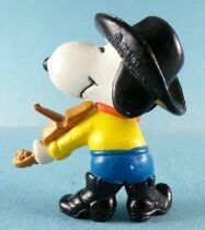 Snoopy - Figurine PVC Schleich - Snoopy Cowboy Joue du Violon