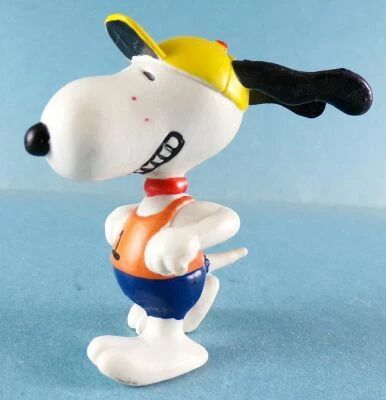 Snoopy - Figurine PVC Schleich - Snoopy Marcheur T-Shirt Orange