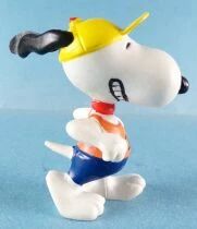 Snoopy - Figurine PVC Schleich - Snoopy Marcheur T-Shirt Orange