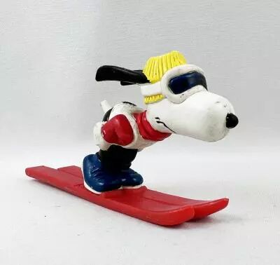 Snoopy - Figurine PVC Schleich - Snoopy Saut � Ski