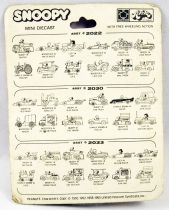 Snoopy - Hasbro Aviva - Mini Die-Cast \ Fork Lift Woodstock\ 