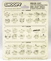 Snoopy - Hasbro Aviva - Mini Die-Cast \ Mailman Snoopy\ 