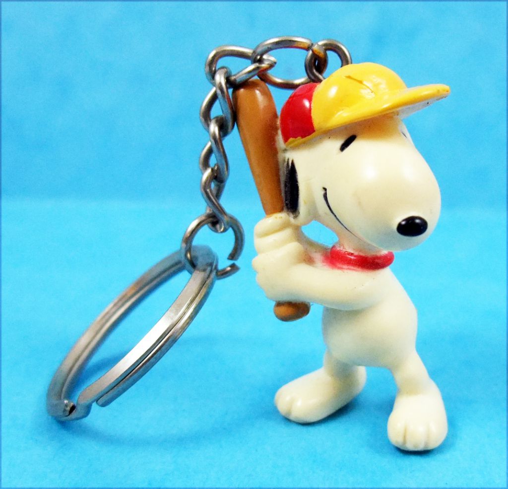 Snoopy - Keychain PVC Figure - Baseballer Snoopy