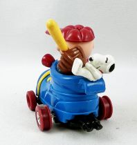 Snoopy - Plastic Vehicle - Baseball Charlie Brown & Snoopy