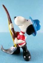 Snoopy - Schleich PVC Figure - Angler Snoopy