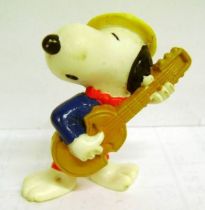 Snoopy - Schleich PVC Figure - Gondolier Snoopy with Guitar