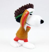 Snoopy - Schleich PVC Figure - Indian Chief  Snoopy