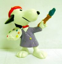 Snoopy - Schleich PVC Figure - Painter Snoopy