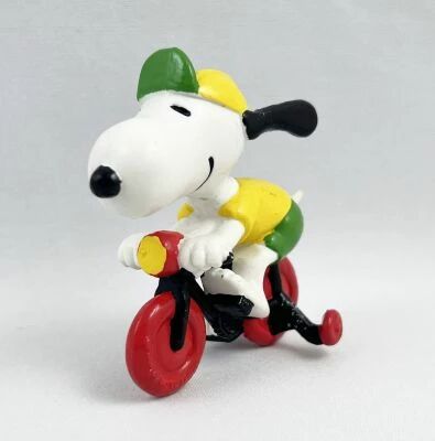 Snoopy - Schleich PVC Figure - Racing Cyclist Snoopy