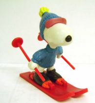 Snoopy - Schleich PVC Figure - Skier Snoopy (Blue version)