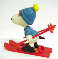 Snoopy - Schleich PVC Figure - Skier Snoopy (Blue version)
