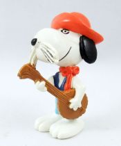Snoopy - Schleich PVC Figure - Snoopy playing blanjo
