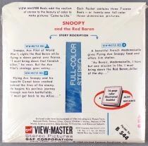 Snoopy - Set of 3 x Gaf View-Master Discs And the Red Baron Ref. B 544 Mint Sealed