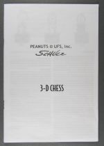 Snoopy & the Peanuts - 3D Chess Game - Near Mint in Box Complete