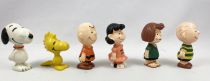 Snoopy & the Peanuts - Schleich 1972 PVC Figures set : Charlie Brown, Lucy, Linus, Peppermint Patty, Woodstock, Snoopy