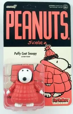 Snoopy & the Peanuts - Super7 ReAction Figures - Puffy Coat Snoopy