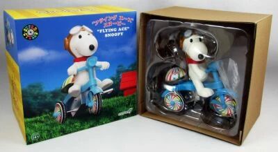 Snoopy & the Peanuts - Super7 Supe Cycles Figures - Flying Ace Snoopy