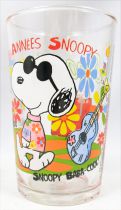 Snoopy - Verre à moutarde Amora - Les années 60 : Snoopy Baba-Cool