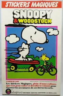 Snoopy & Woodstock - Stickers magiques Colorforms