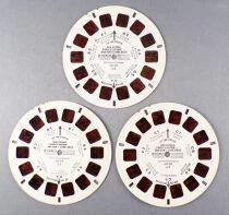 Snoopy (Peanuts) - Pochette de 3 Disques Gaf View-Master 3D Bon Voyage Charlie Brown ( and Don\'t Come Back) R&eacute;f L 2