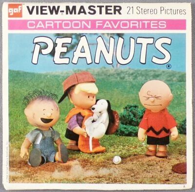 Snoopy (Peanuts) - Pochette de 3 Disques Gaf View-Master 3D Peanuts B 536