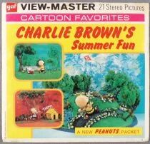 Snoopy (Peanuts) - Set of 3 Discs Gaf View Master 3-D Charlie Brown\'s Summer Fun Ref 548