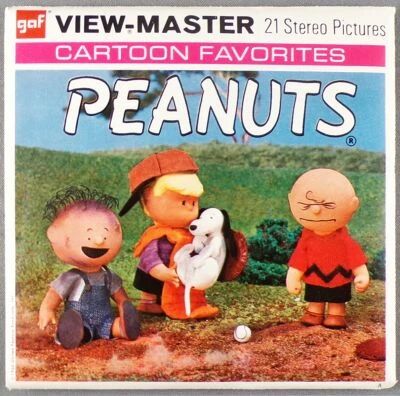 /Snoopy (Peanuts) - Set of 3 Discs Gaf View Master 3-D Peanuts B 536 #2