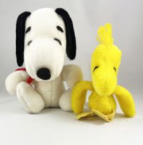 Snoopy (Peanuts) - Vintage Plush - Snoopy & Woodstock