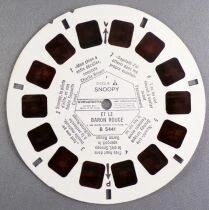 Snoopy et le Baron Rouge - 3 Disques View-Master 3D sans Pochette R&eacute;f. B 544 -F