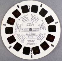 Snoopy et le Baron Rouge - 3 Disques View-Master 3D sans Pochette R&eacute;f. B 544 -F