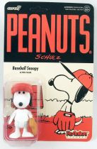 Snoopy et les Peanuts - Figurine ReAction Super7 - Baseball Snoopy