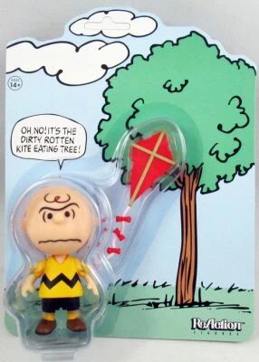 Snoopy et les Peanuts - Figurine ReAction Super7 - Charlie Brown & The Kite-Eating Tree