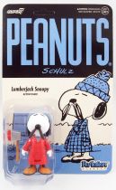 Snoopy et les Peanuts - Figurine ReAction Super7 - Lumberjack Snoopy