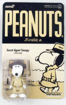 Snoopy et les Peanuts - Figurine ReAction Super7 - Secret Agent Snoopy