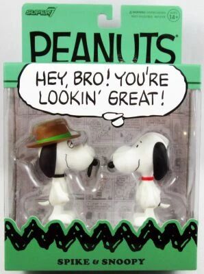 Snoopy et les Peanuts - Figurine ReAction Super7 - Spike & Snoopy