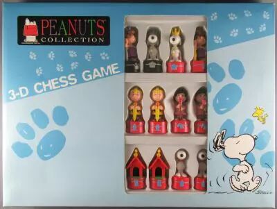 Snoopy et les Peanuts - Jeu d\'Echec - Complet Plateau R�gle Proche Neuf Boite