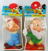 Snow White - Delacoste 6\'\' Squeeze Toys - The Seven Dwarves (mint in original baggies)